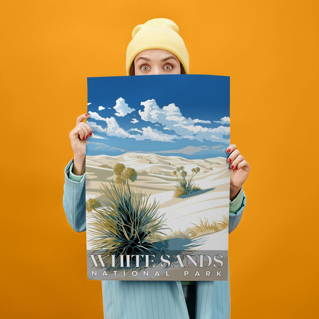 White Sands National Park, National Parks Wall Poster
