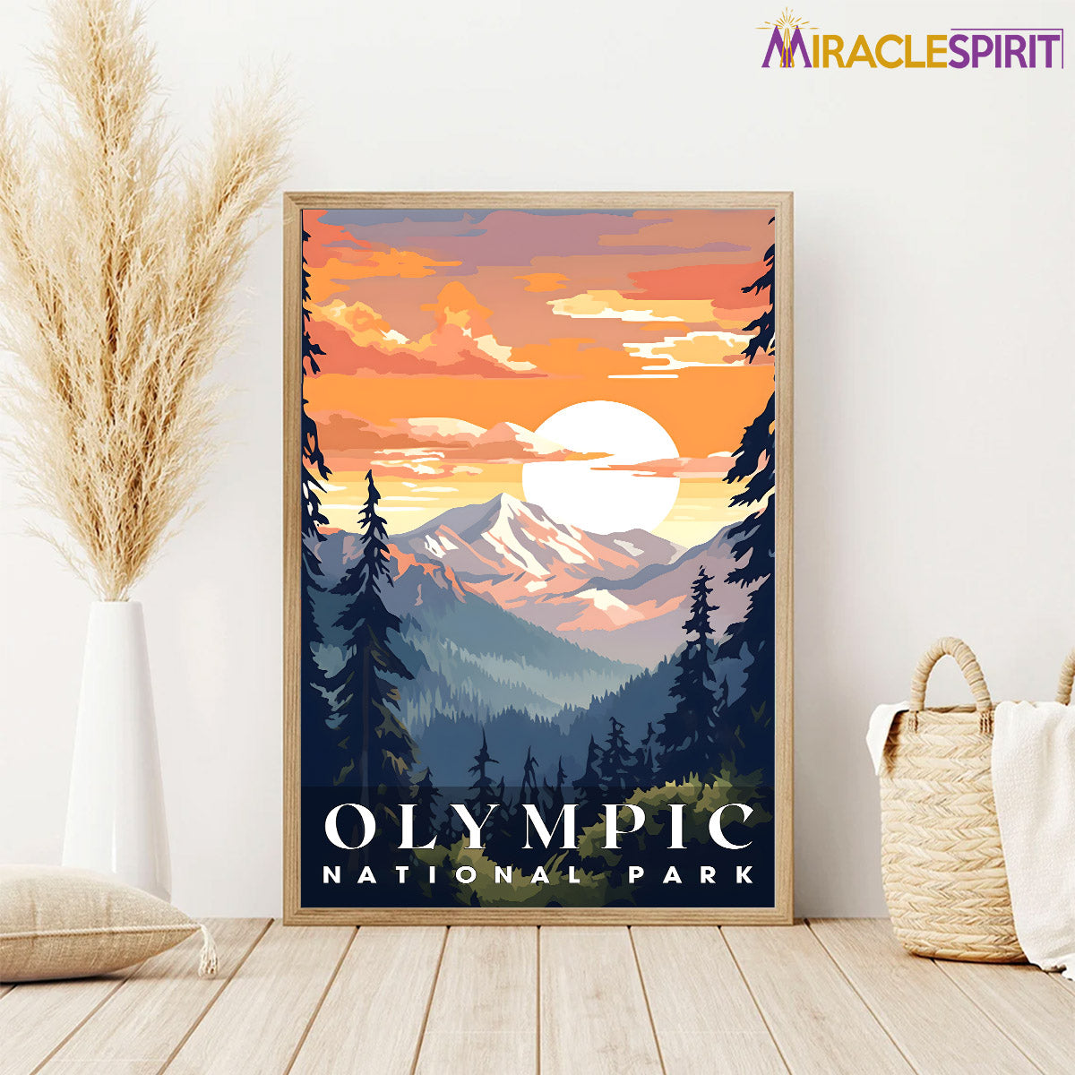Olympic National Park, National Parks Wall Poster