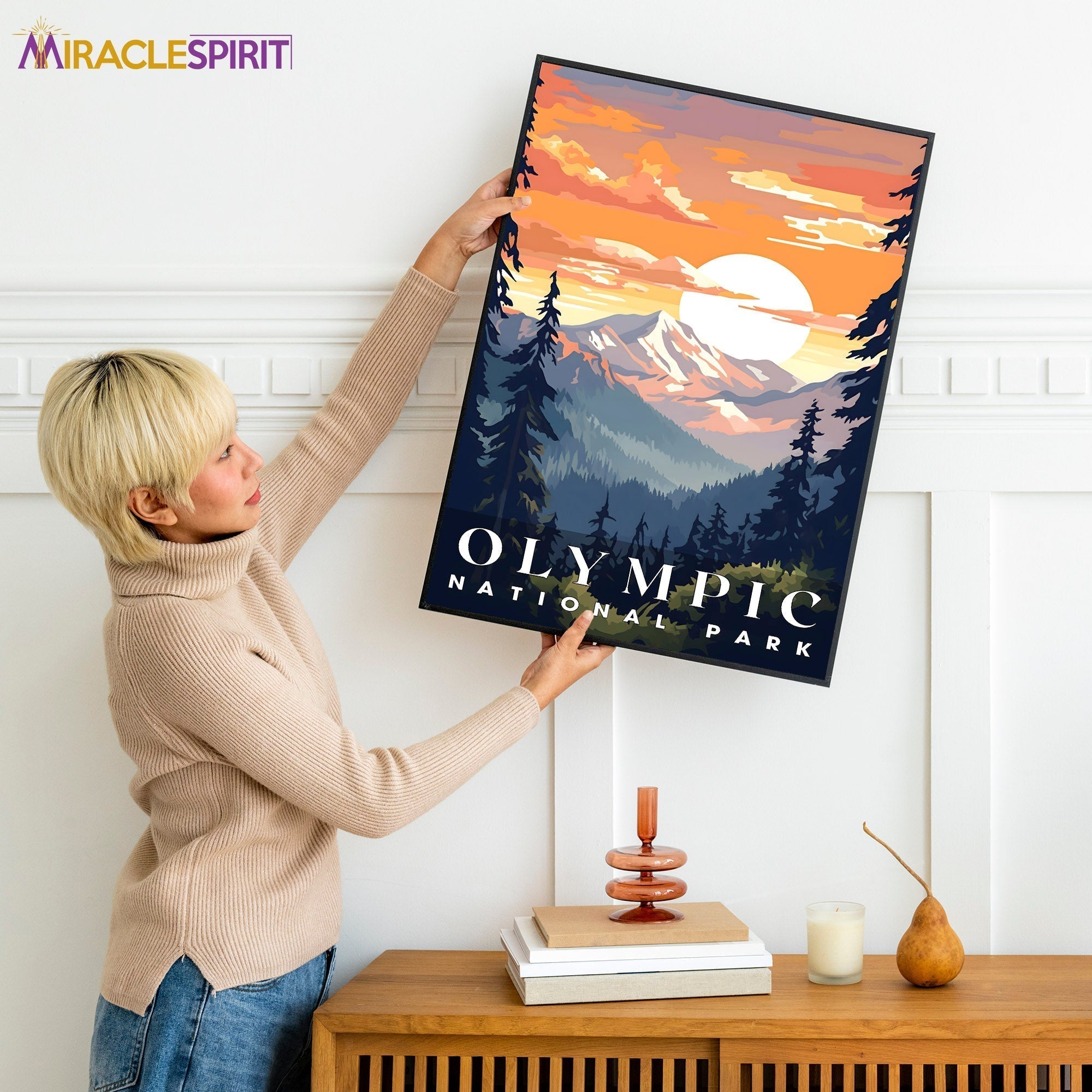 Olympic National Park, National Parks Wall Poster