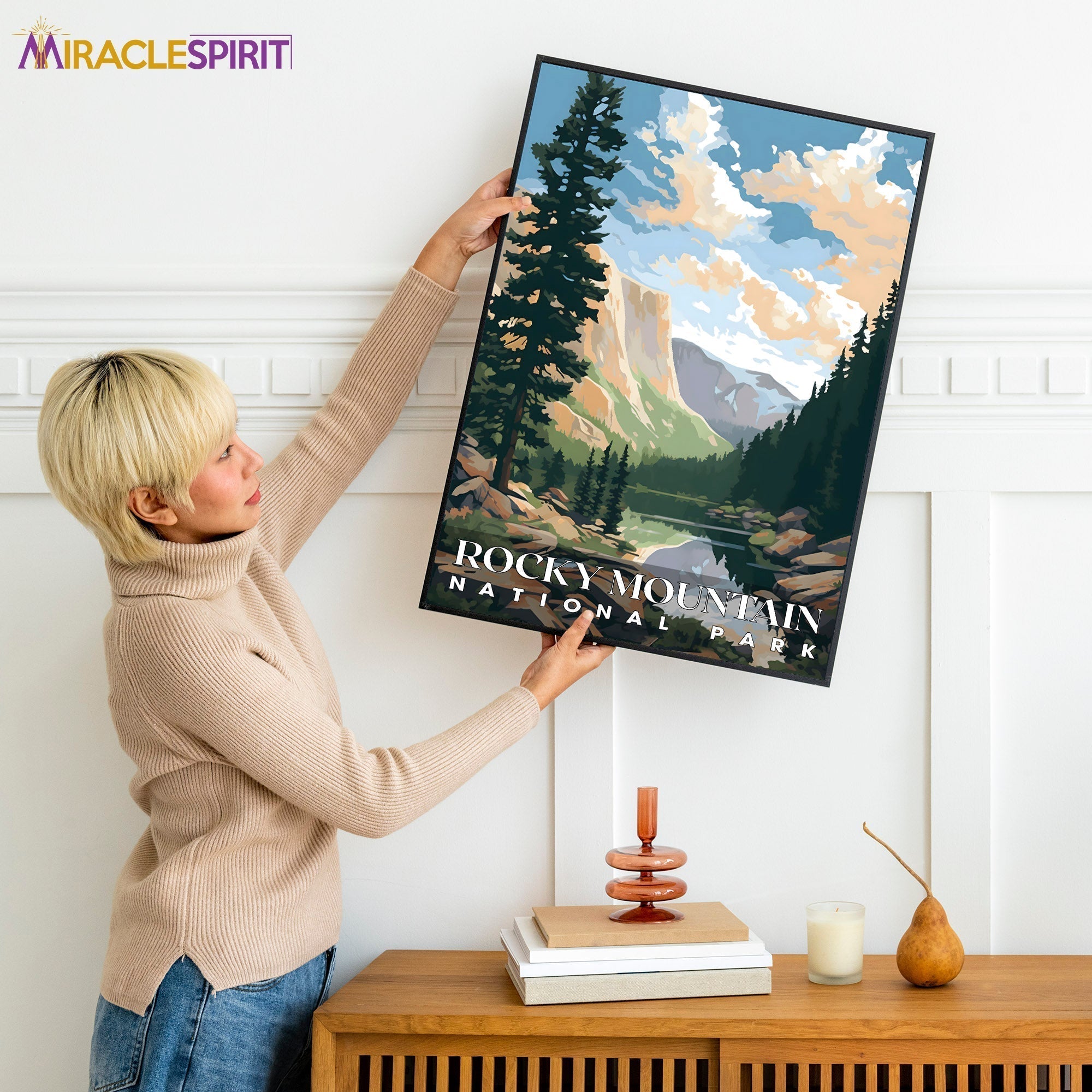 Rocky Mountain National Park, National Parks Wall Poster