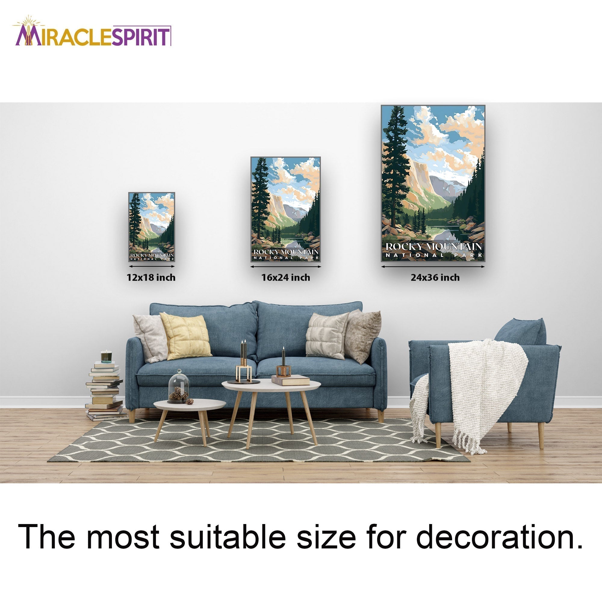 Rocky Mountain National Park, National Parks Wall Poster
