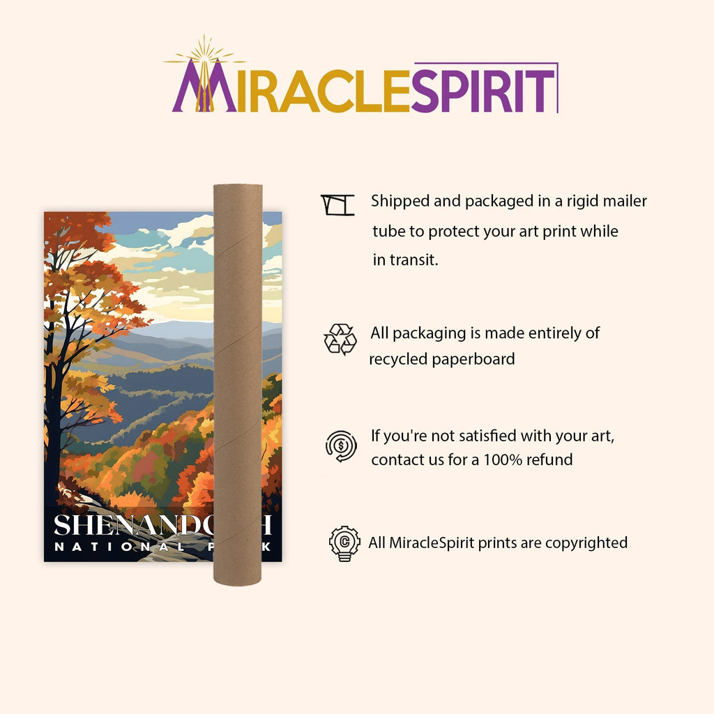 shenandoah National Park, National Parks Wall Poster
